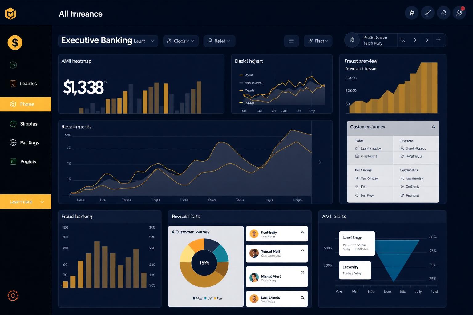 Aminata.ai executive command centre dashboard
